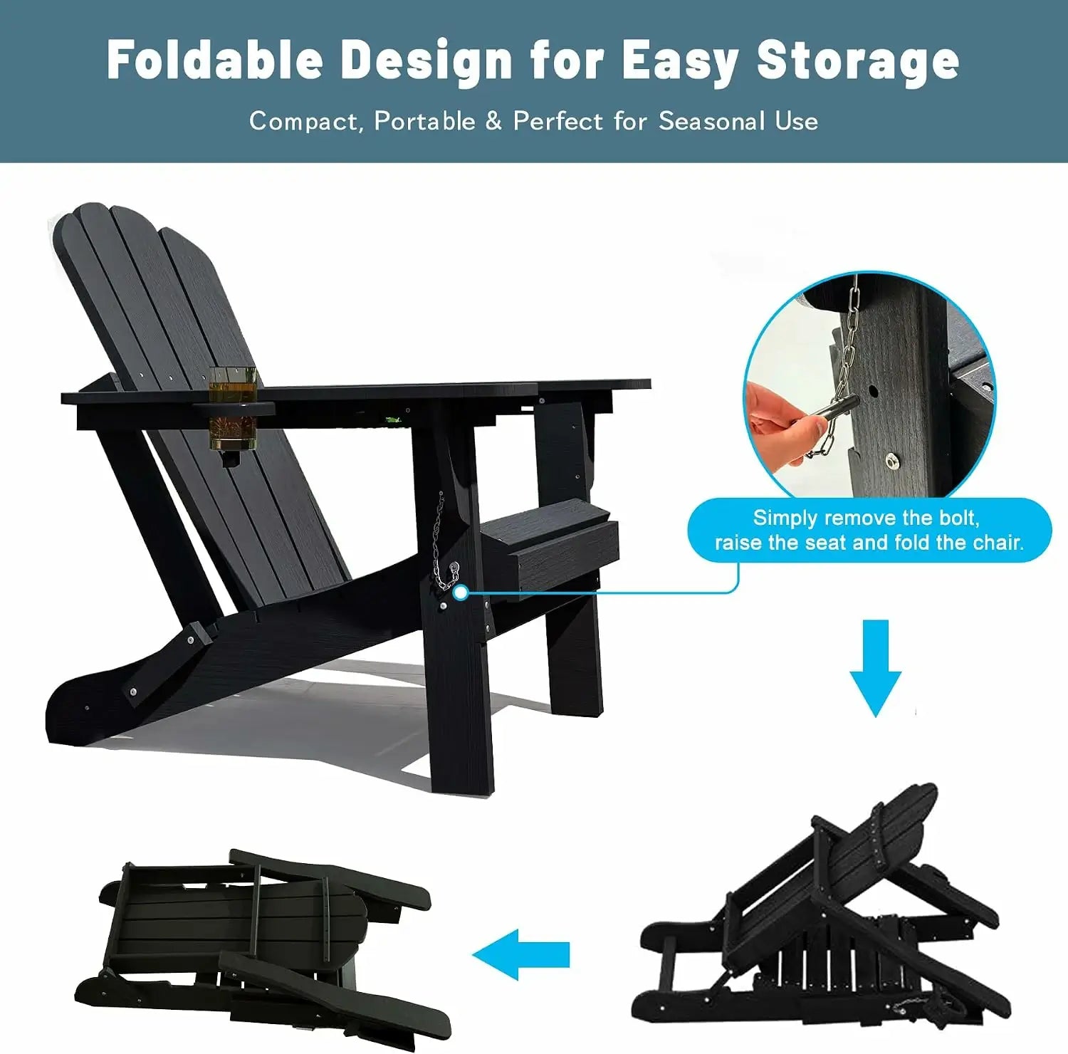 Adjustable Adirondack Muskoka Chair