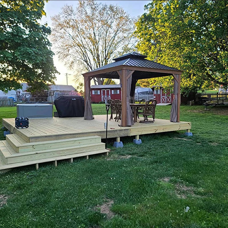 domi outdoor living hardtop gazebo#size_10'x12'