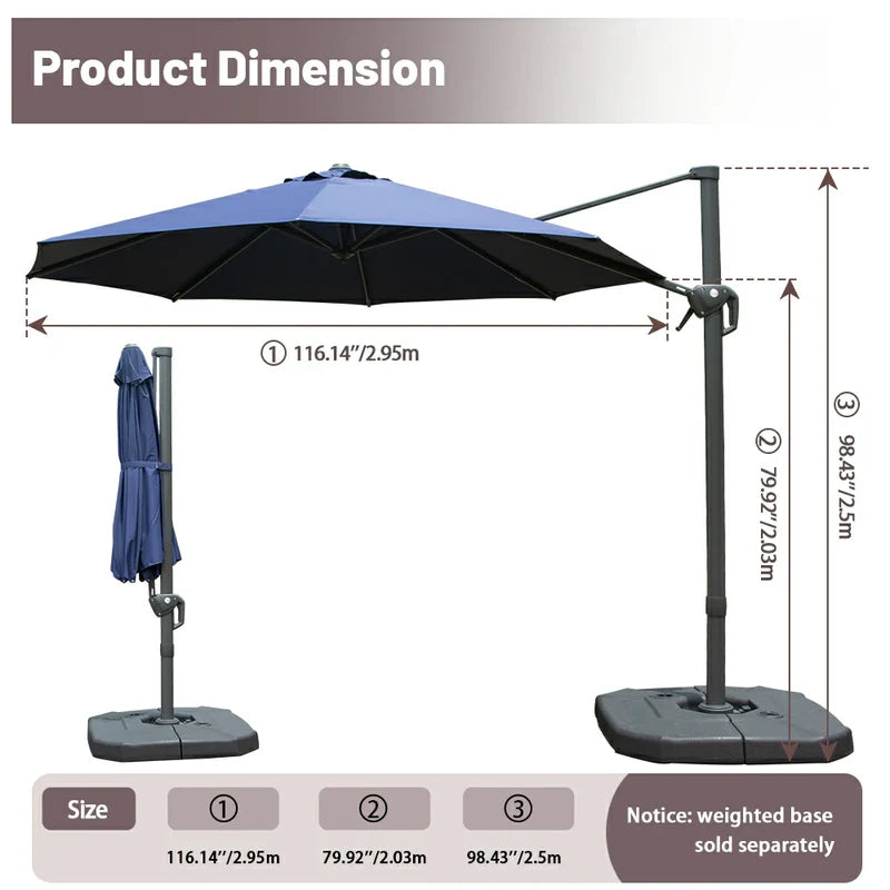 Cantilever Umbrella - Single Top