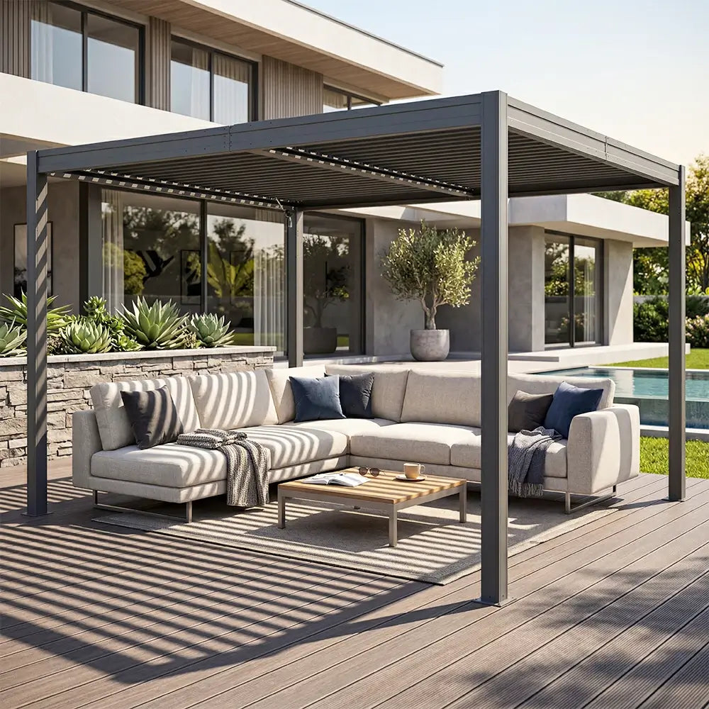 Metal Louvered Pergola