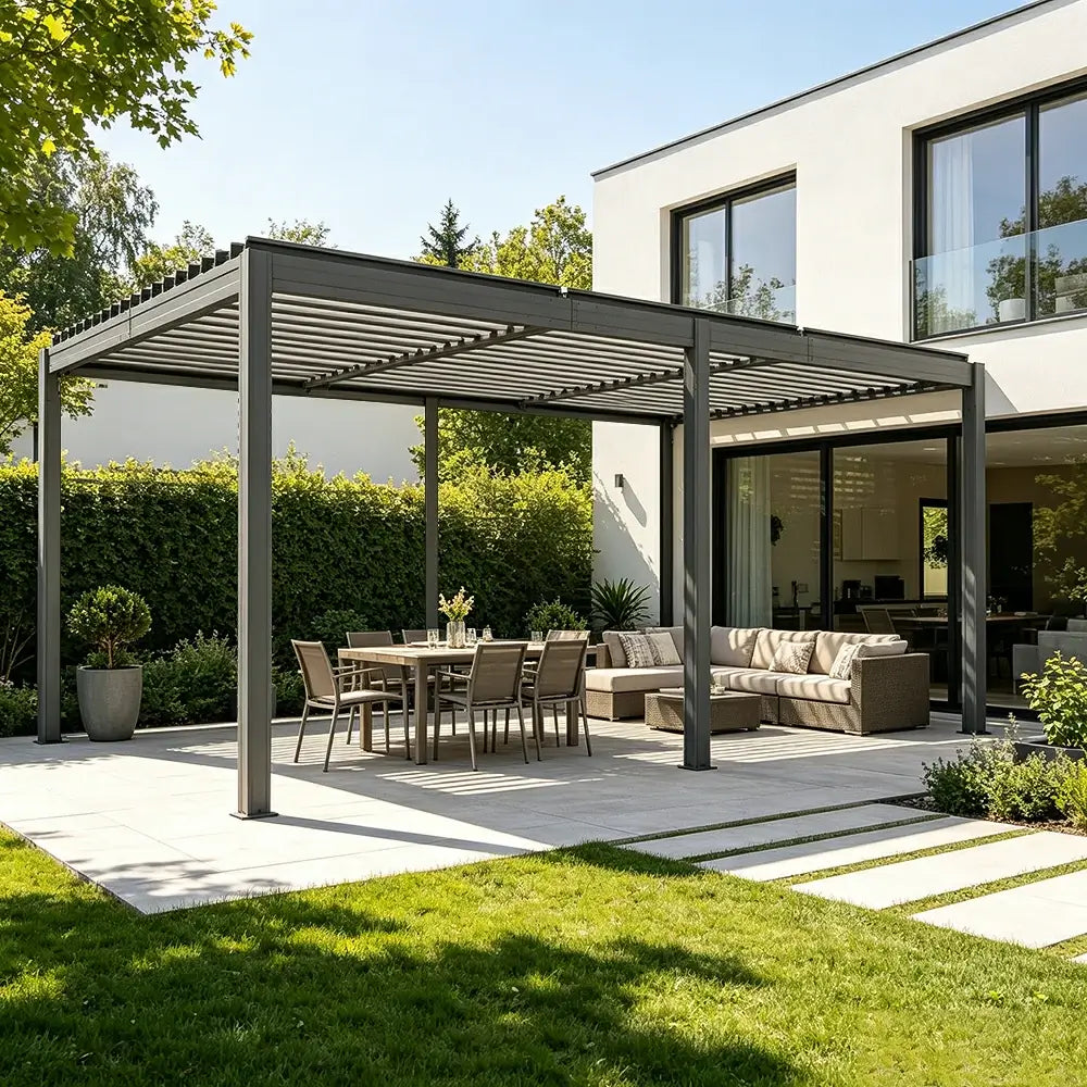 Metal Louvered Pergola
