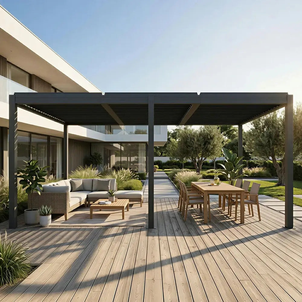 Metal Louvered Pergola