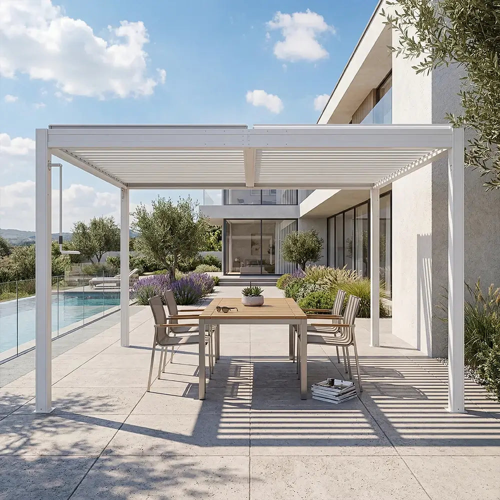 Metal Louvered Pergola