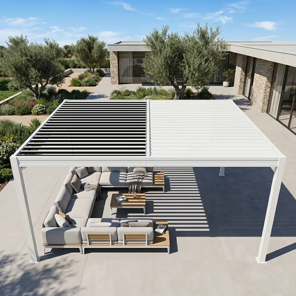 Metal Louvered Pergola