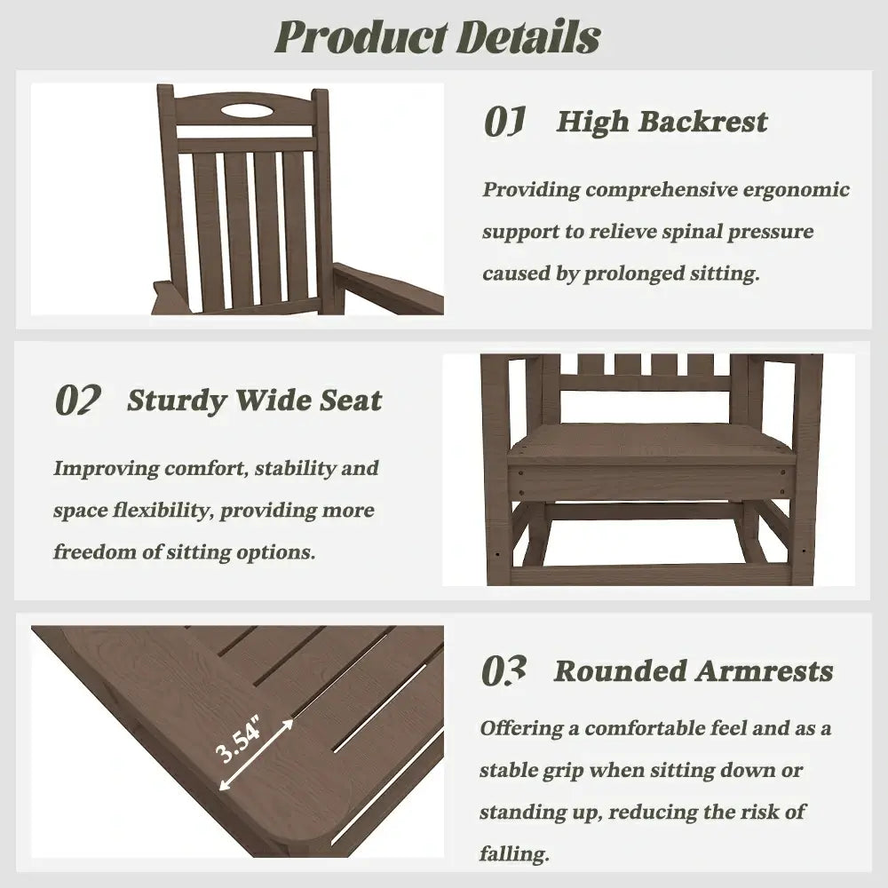 Classic Rocking Chairs - 2 Chairs