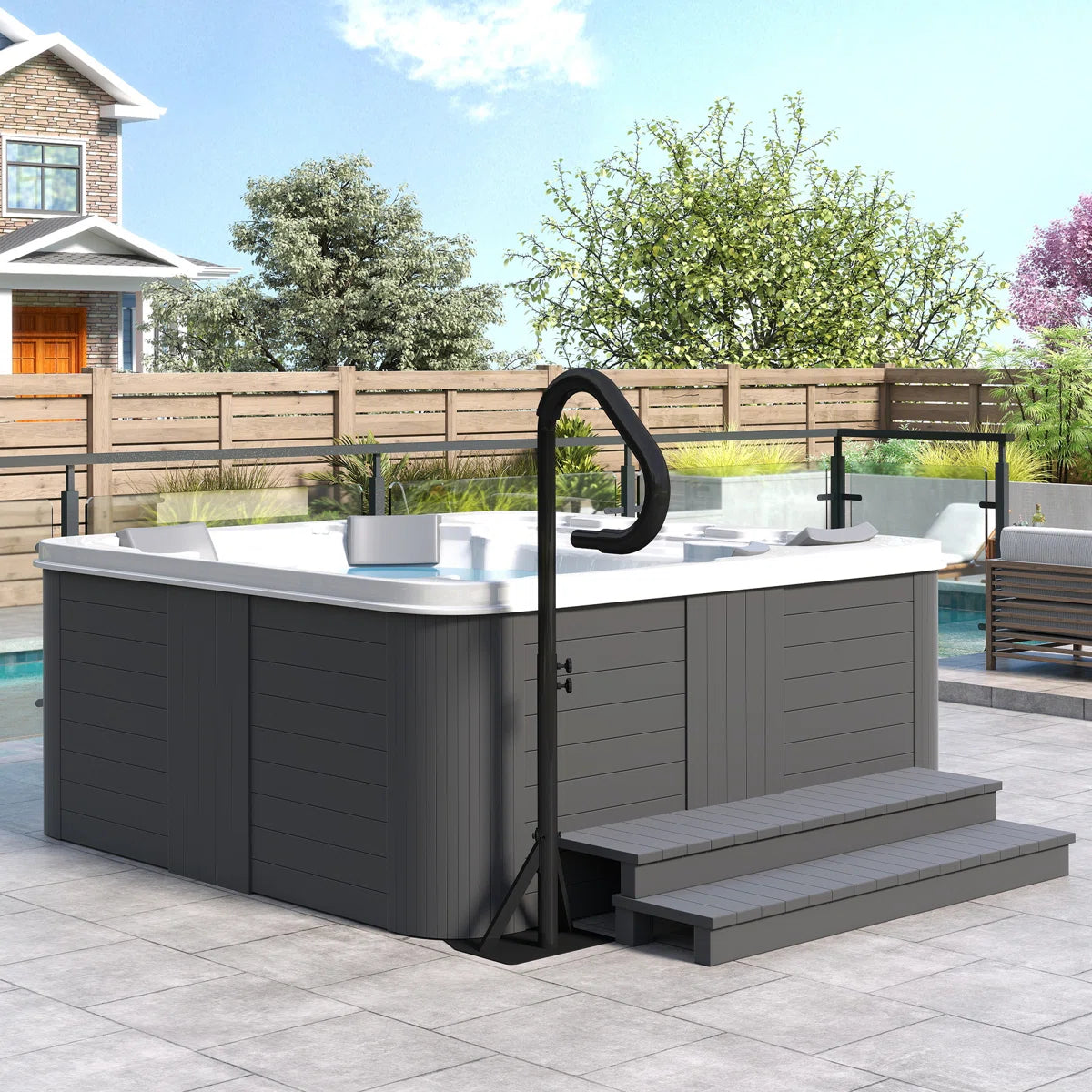 Hot Tub Handrail