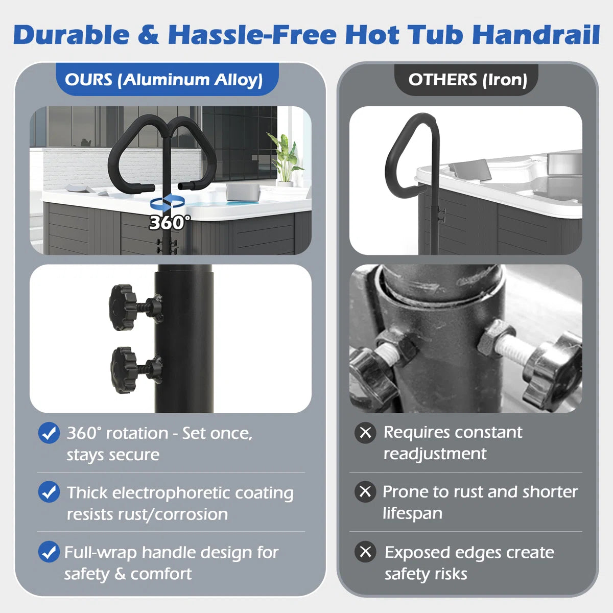 Hot Tub Handrail