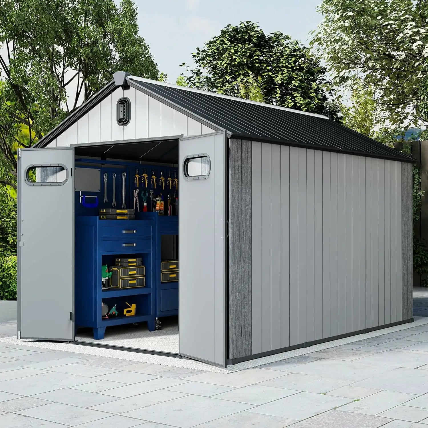 Resin Storage Shed Gable Roof