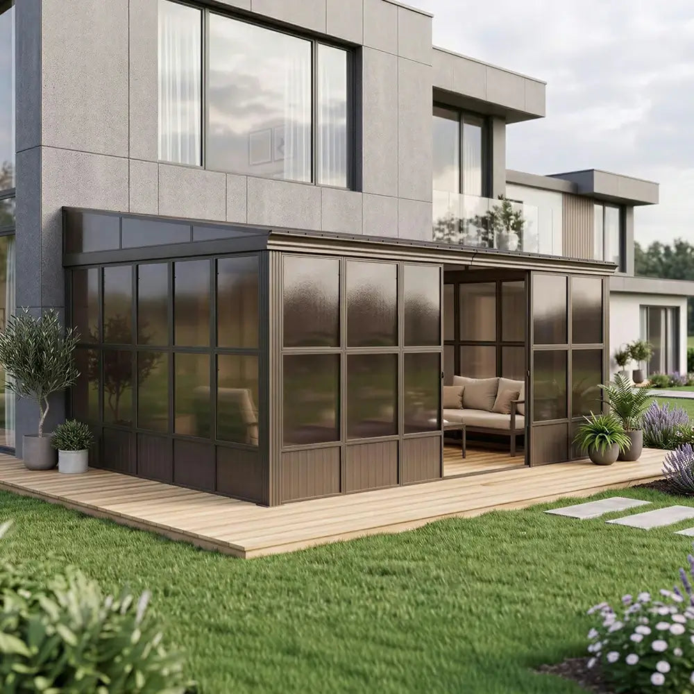 Domi wall mounted sunroom#size_12'x16'
