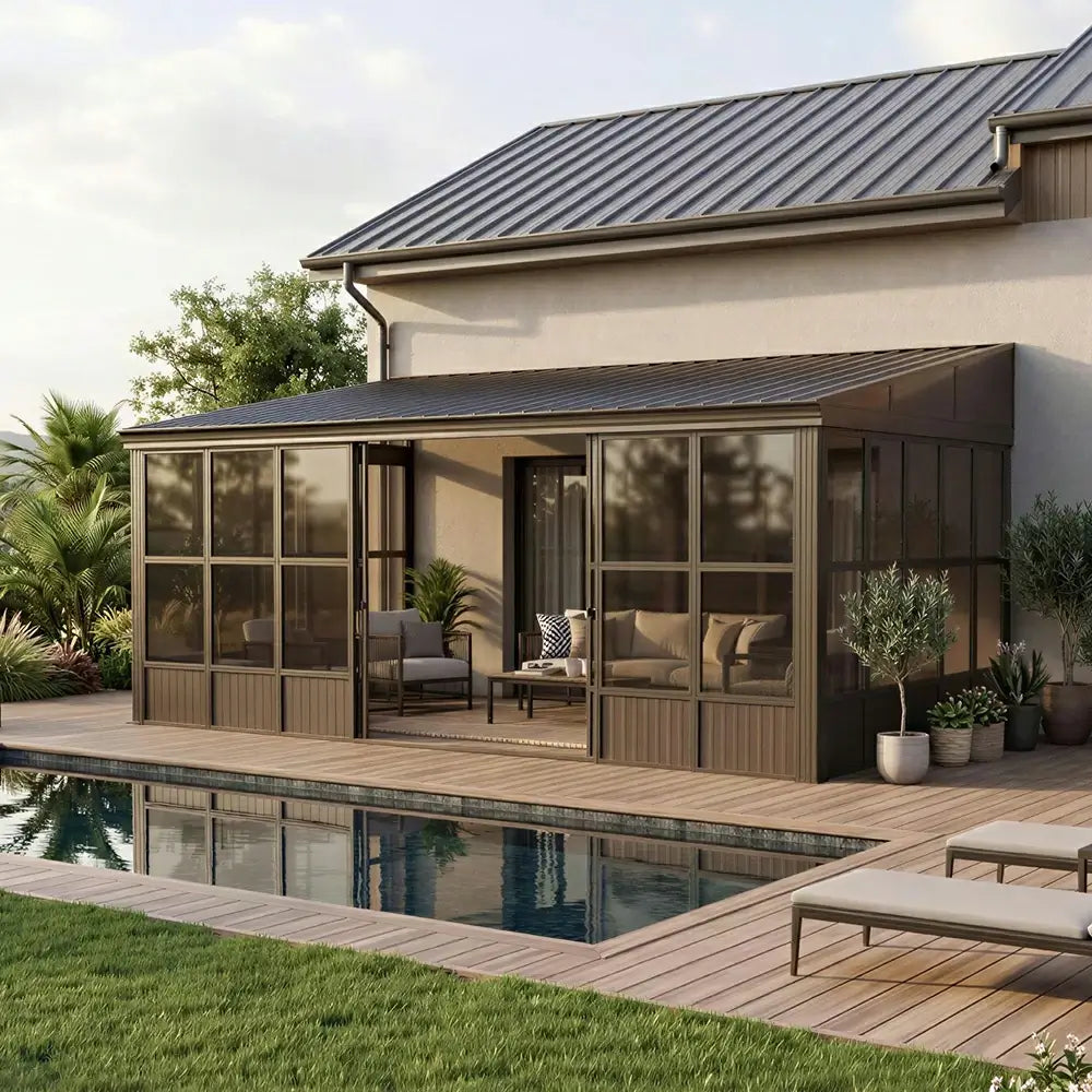 Domi wall mounted sunroom#size_12'x16'