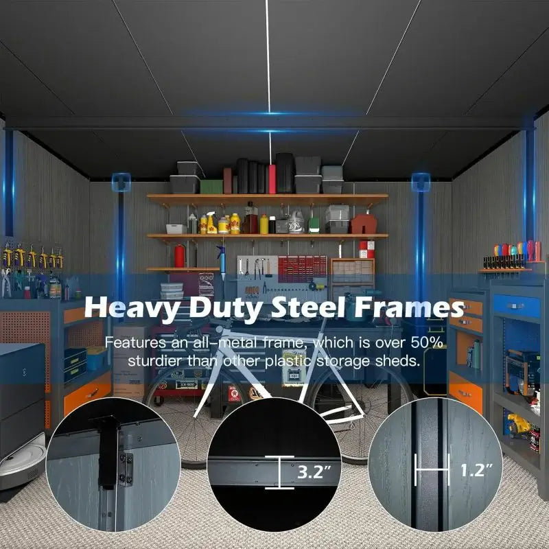 domi resin storage shed#size_6.2' x 11'