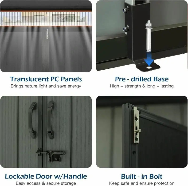 domi resin storage shed#size_6.2' x 11'