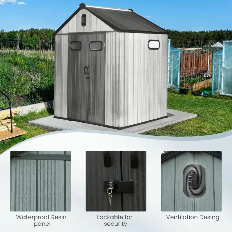 domi resin storage shed#size_6' x 6'