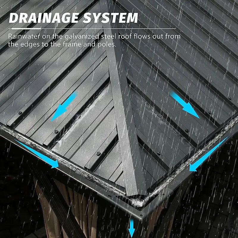 Domi Hardtop gazebo#size_14'x20'