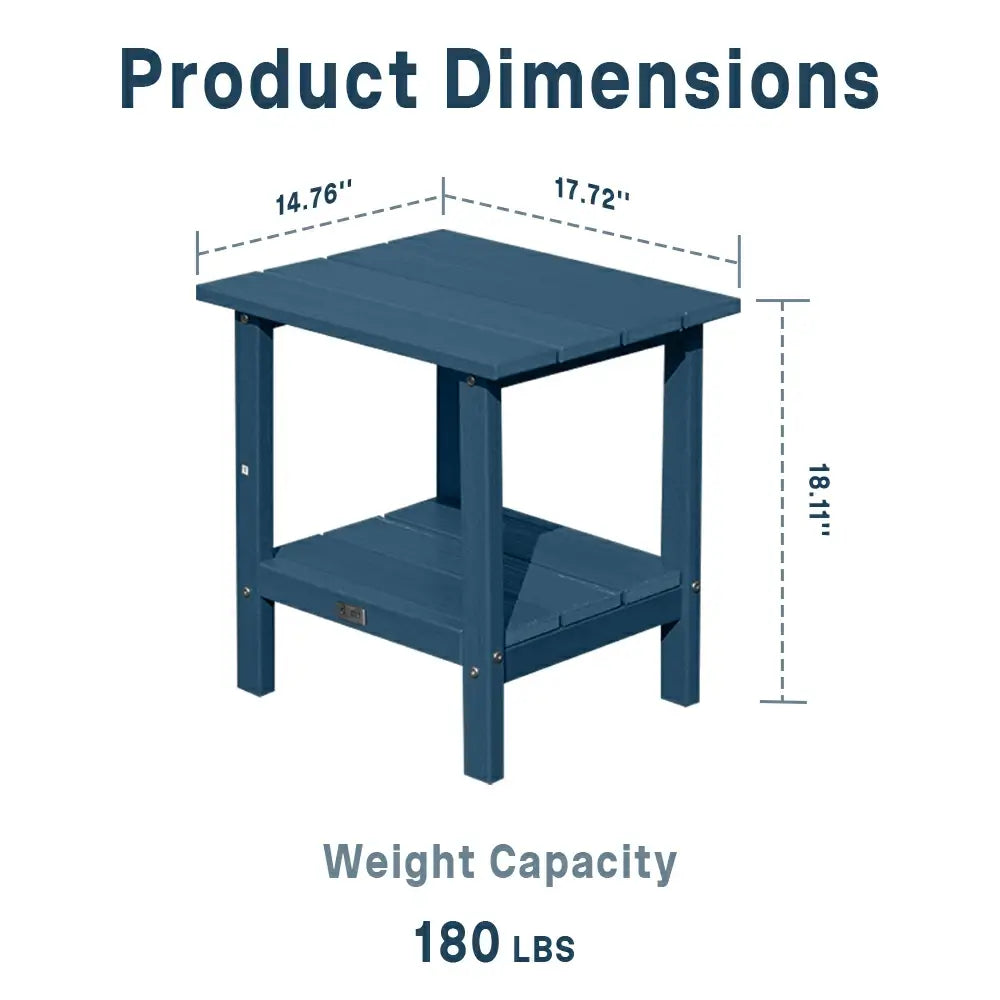 HDPE Outdoor Side Table