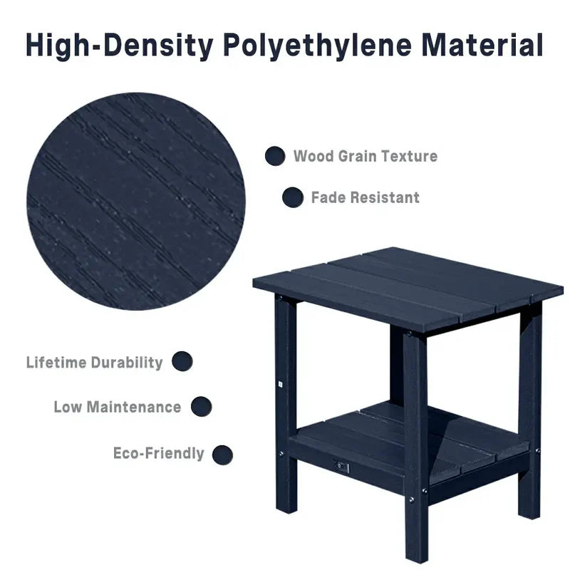 HDPE Outdoor Side Table
