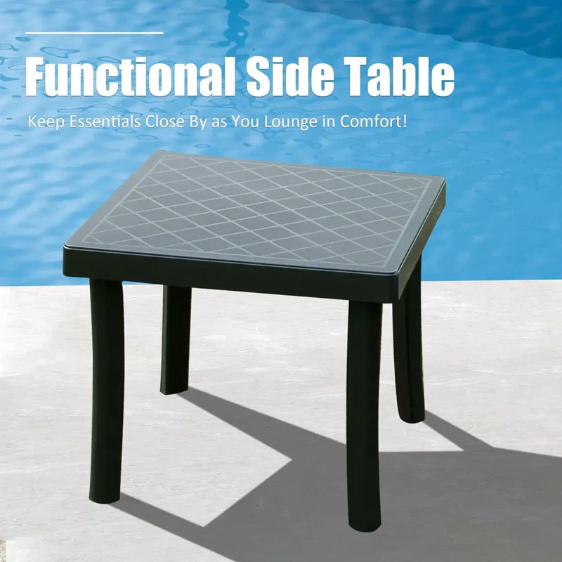 Patio Pool Lounge Chair Set (2 Chairs)