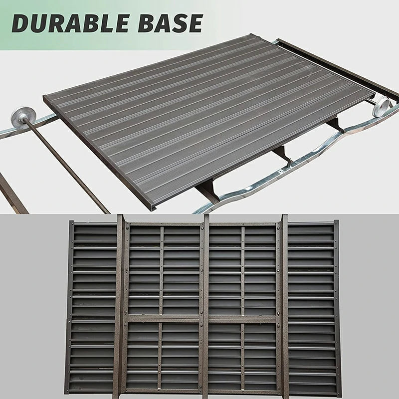 Patio Glider Benches with Canopy