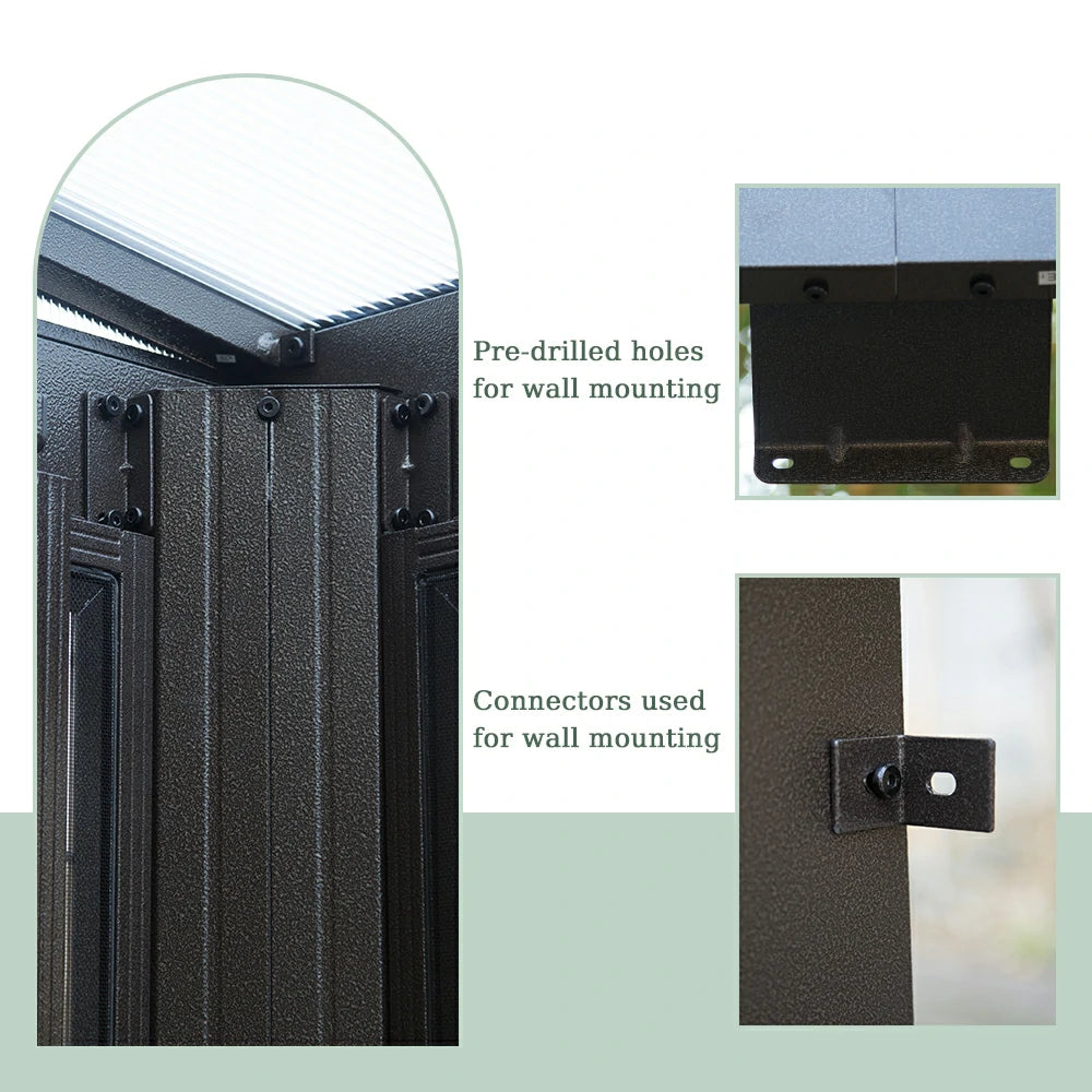 pc wall mounted sunroom#size_12'x16'