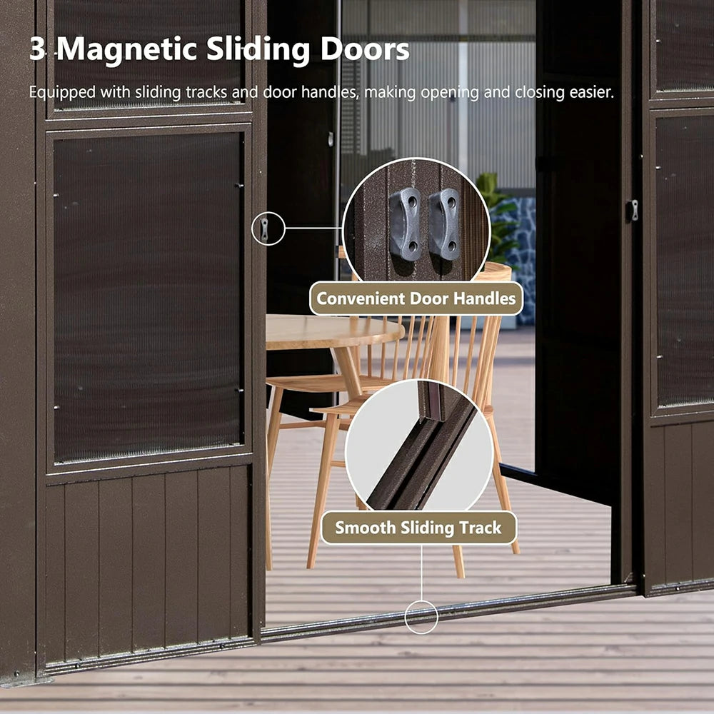 Domi wall mounted sunroom#size_8'x12'