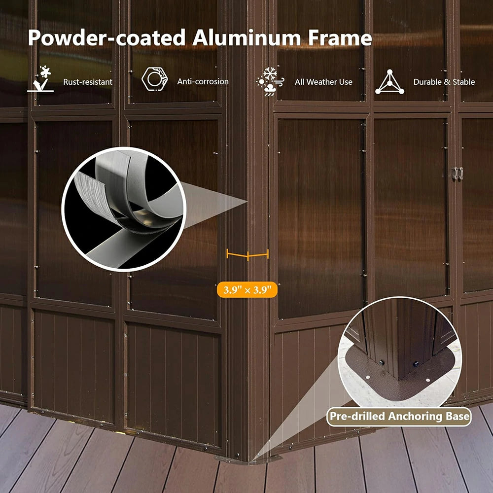 Domi wall mounted sunroom#size_8'x12'