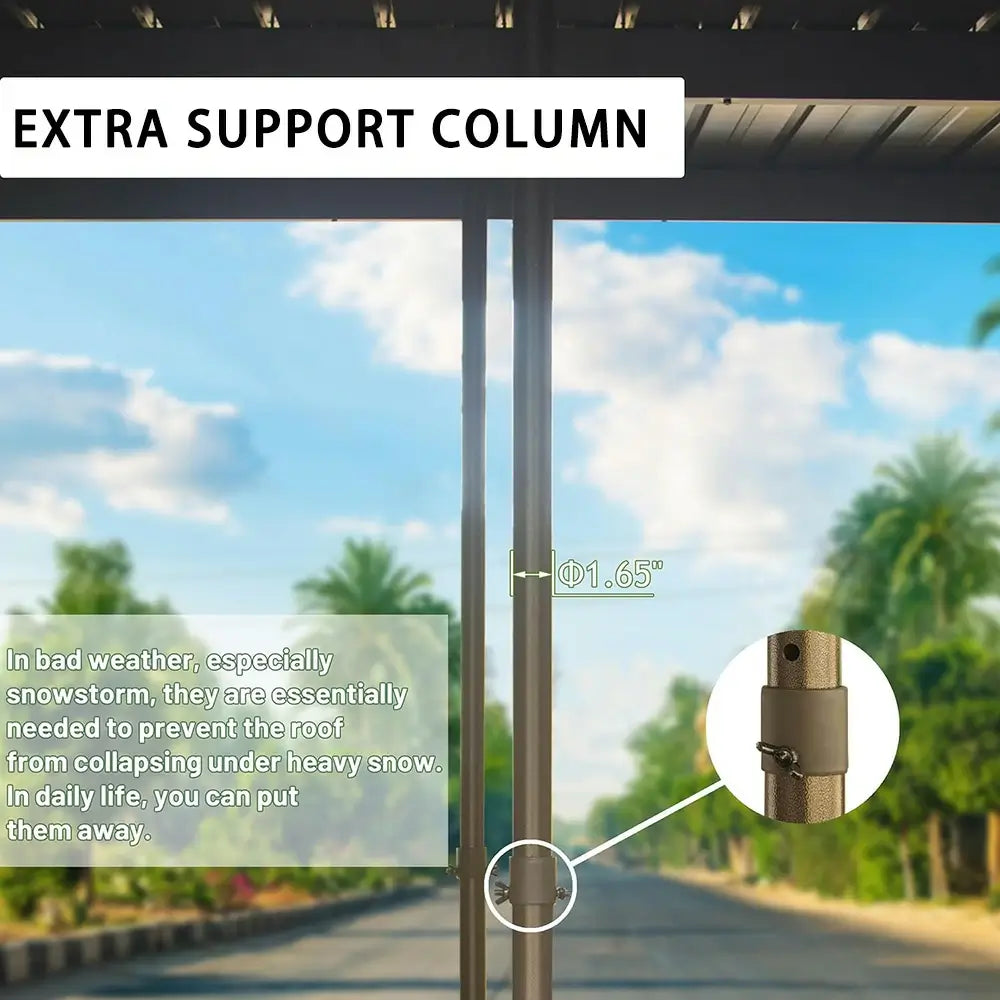 Domi wall mounted sunroom#size_10'x12'