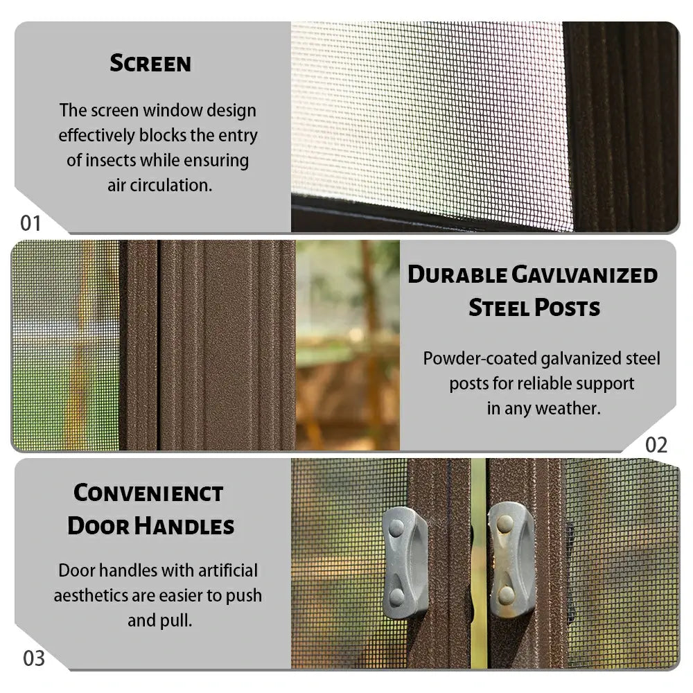 Domi wall mounted sunroom#size_10'x14'