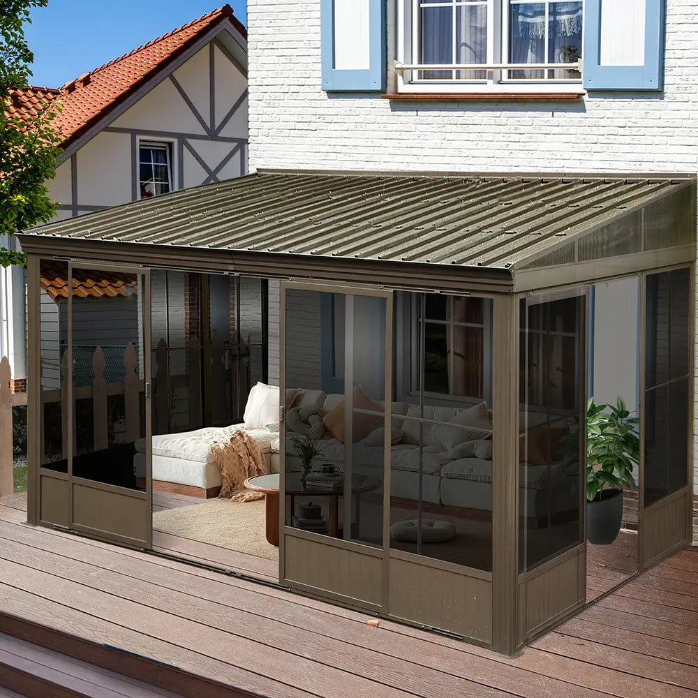 Domi wall mounted sunroom#size_12'x14'