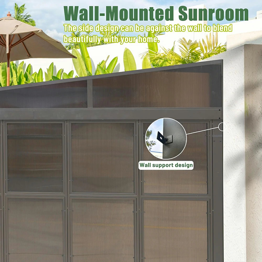 Domi wall mounted sunroom#size_12'x16'