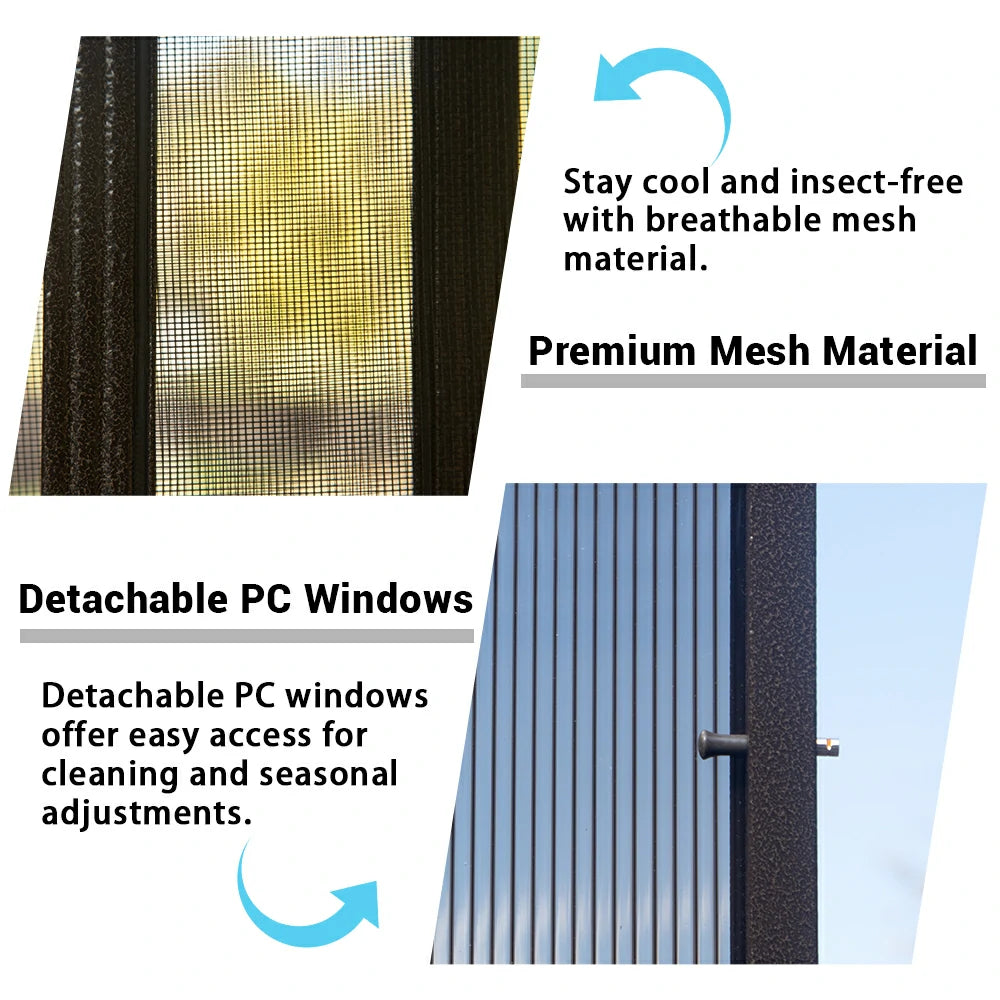 Domi wall mounted sunroom#size_12'x20'