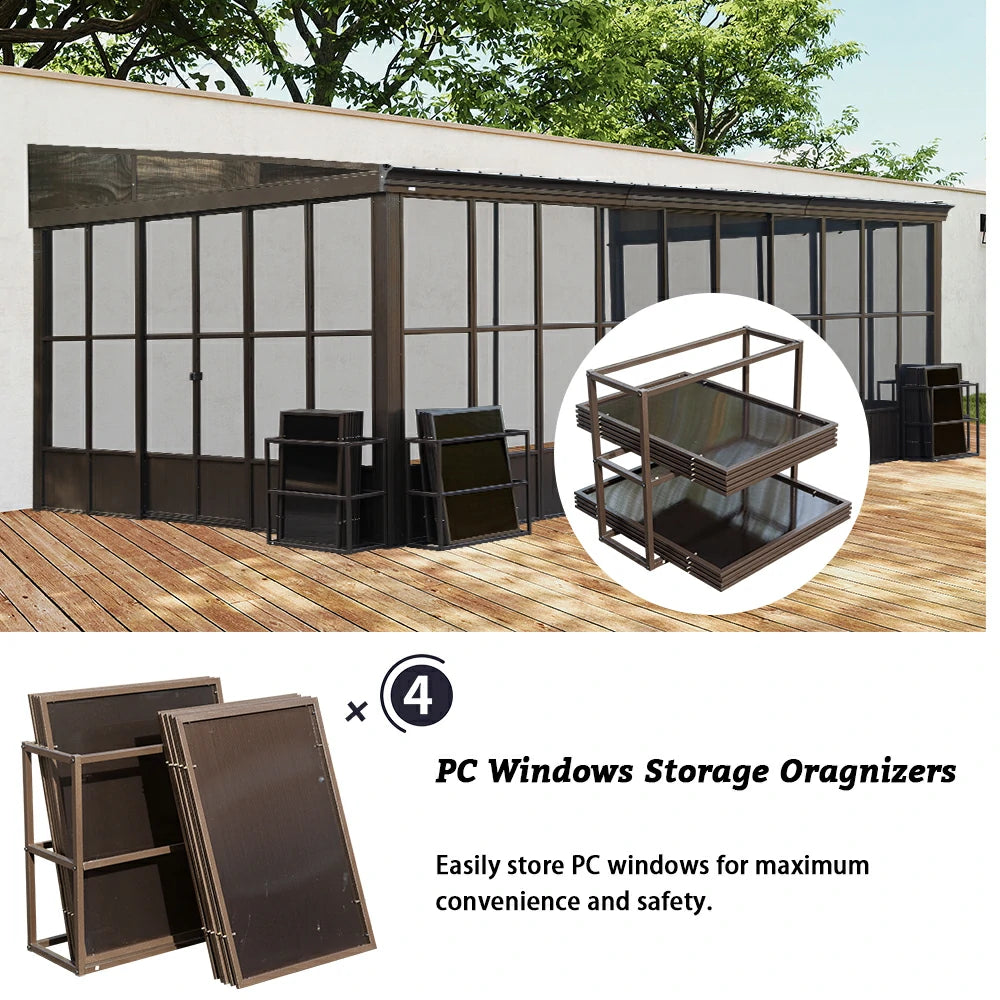 Domi wall mounted sunroom#size_12'x20'