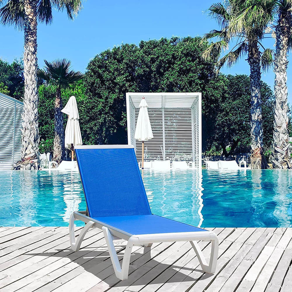 Domi Armless Outdoor Chaise Lounge#color_blue
