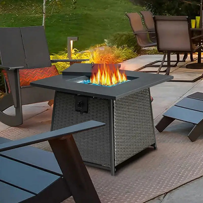 Domi Propane Fire Pits Square Table#size_28-inch