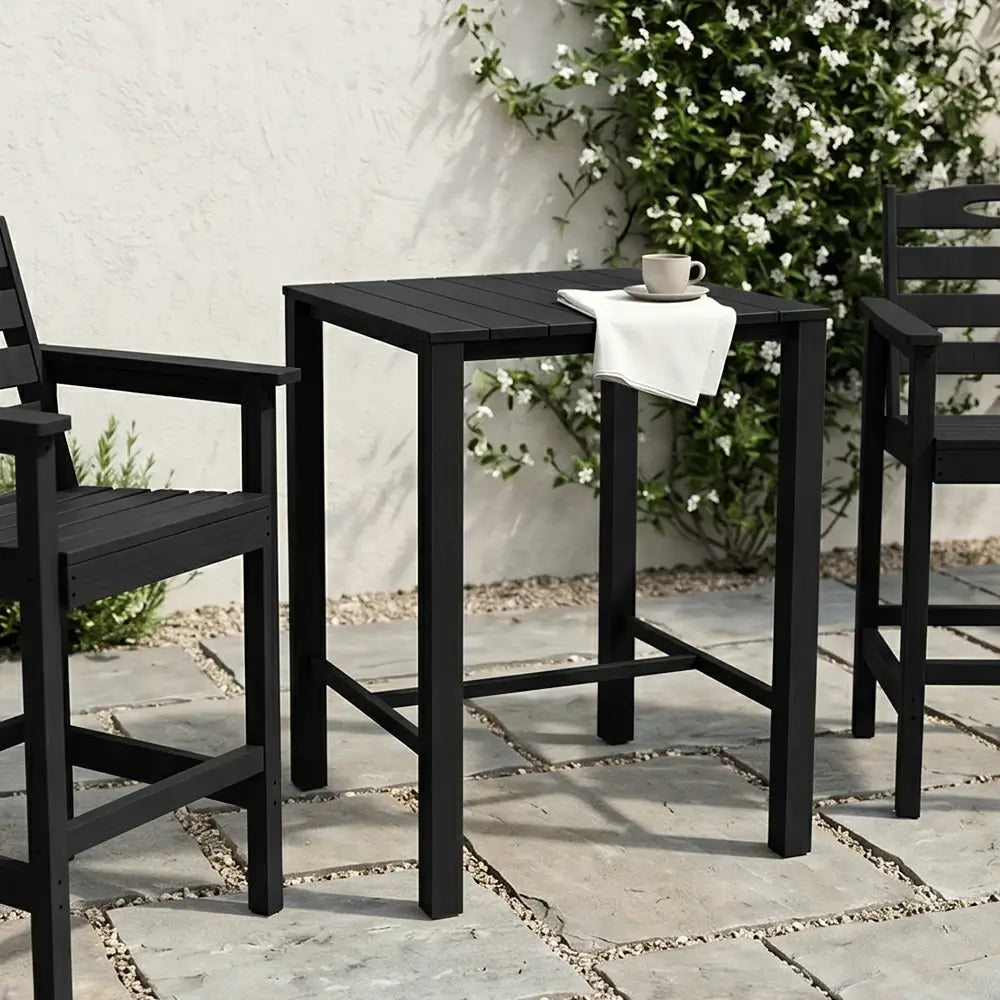 HDPE Adirondack-Style Patio Bar Set