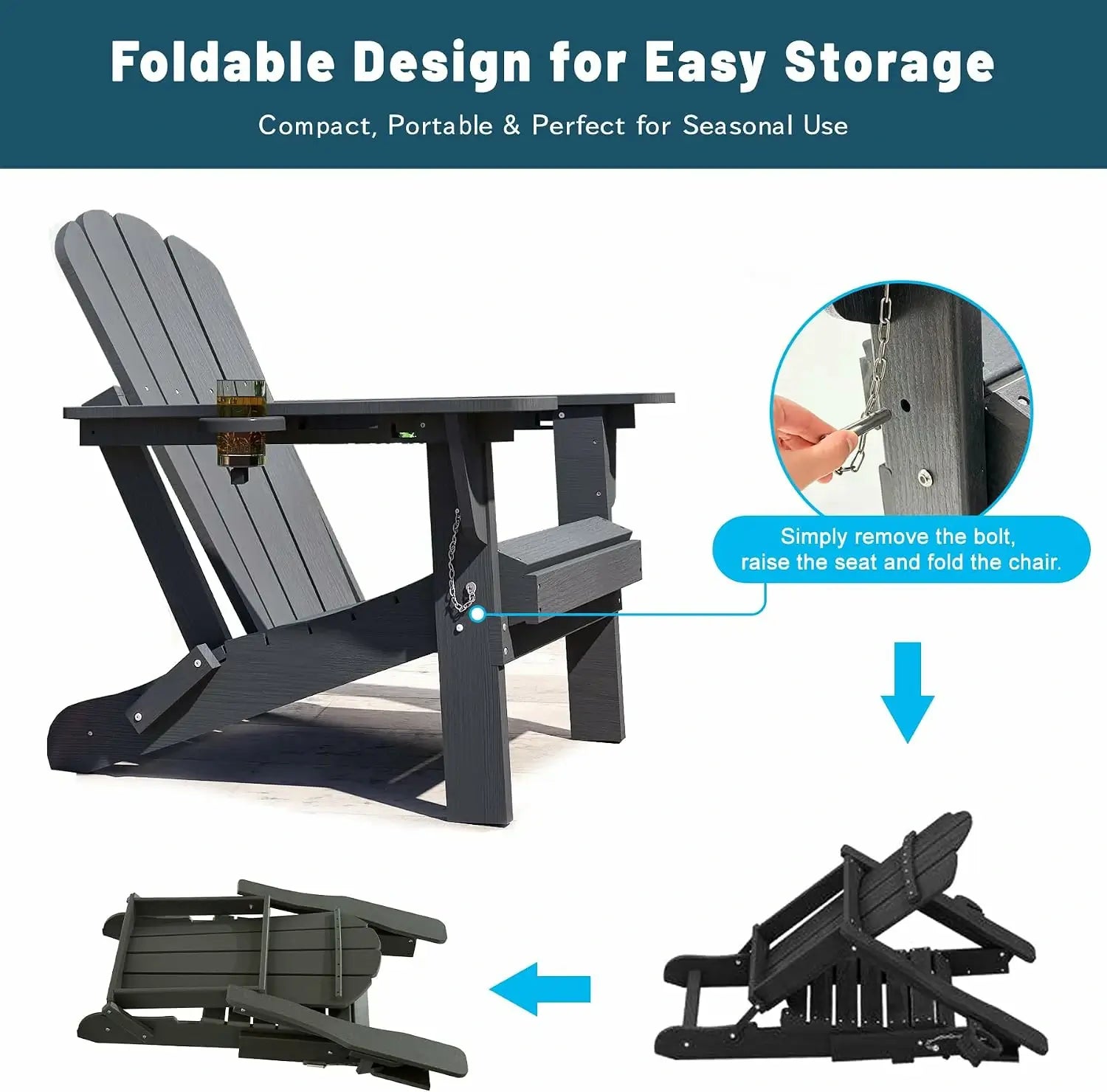Adjustable Adirondack Muskoka Chair