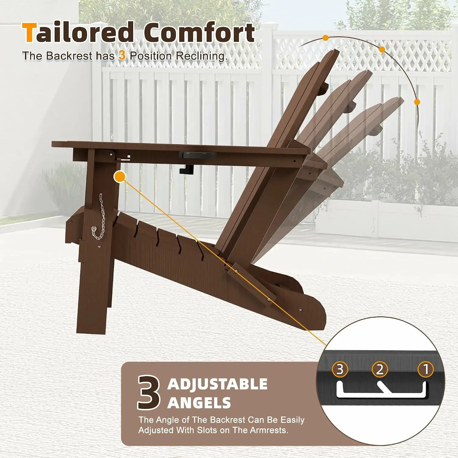 Adjustable Adirondack Muskoka Chair
