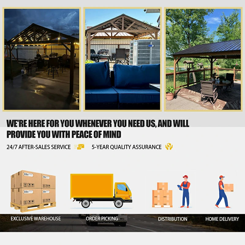 12'x20' Gable Roof Gazebo