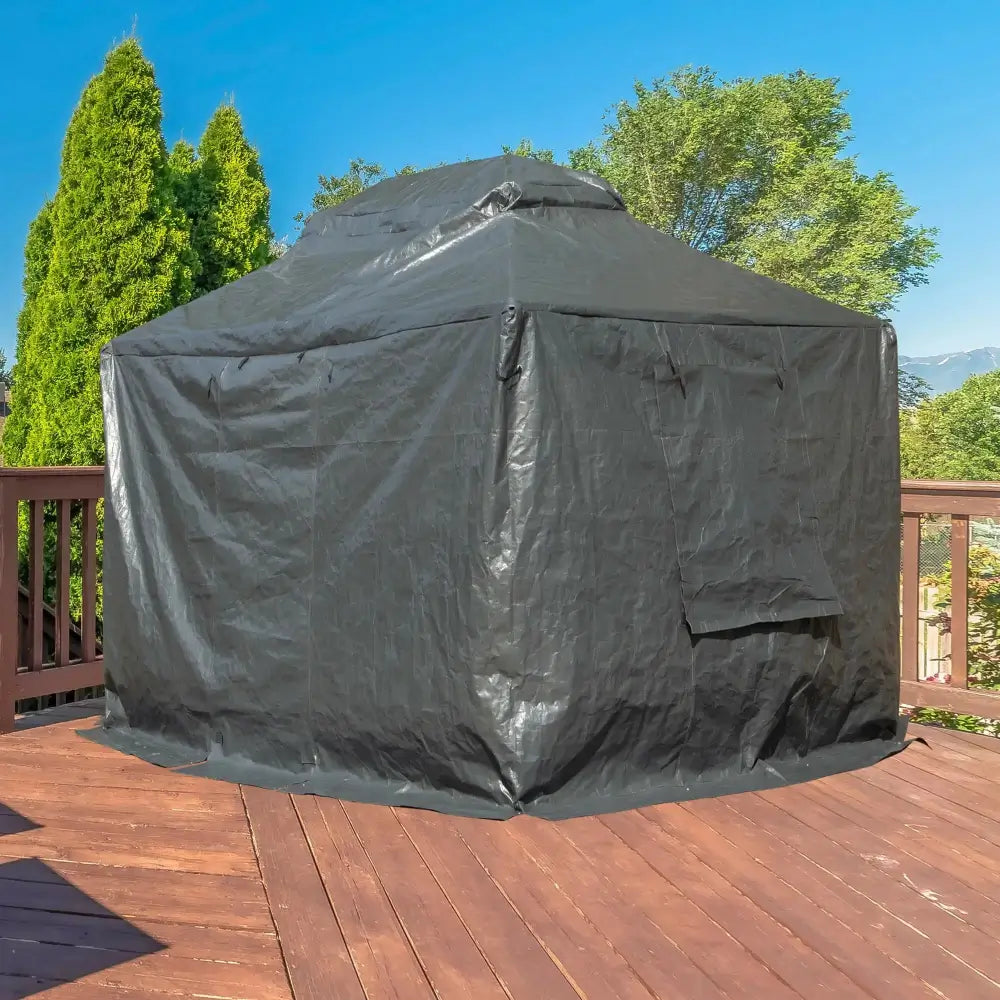 Gray Gazebo Cover#size_10' x 12'