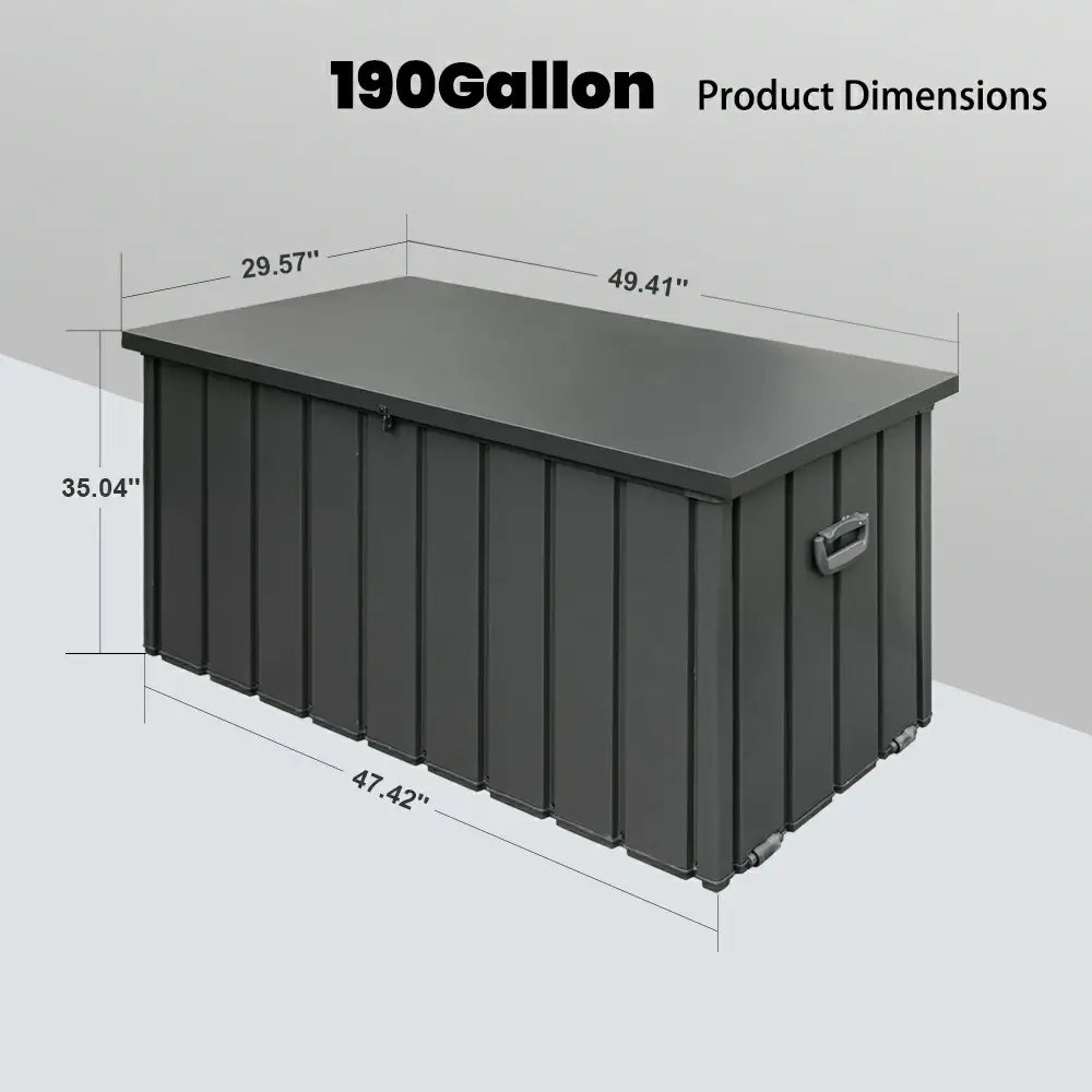 Domi Outdoor Living deck box#capacity_190 gallons