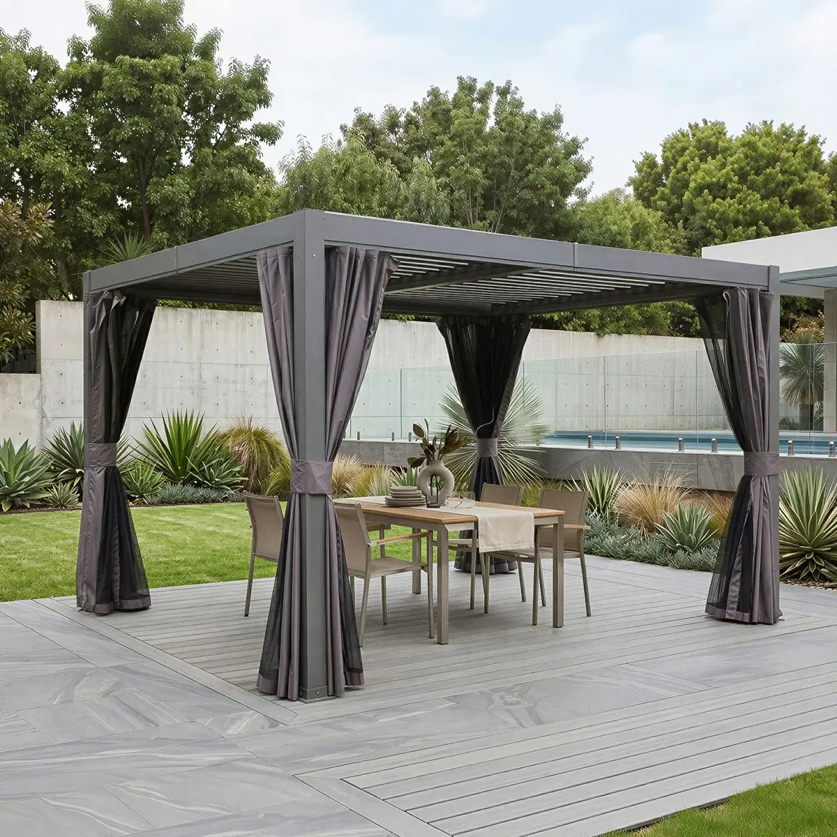 Aluminum Louvered Pergola