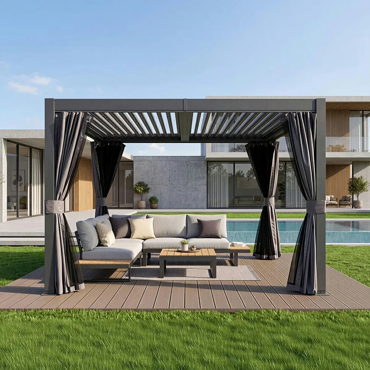 Aluminum Louvered Pergola