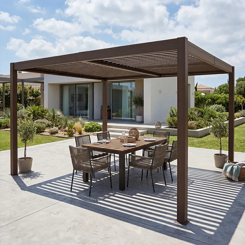 Metal Louvered Pergola
