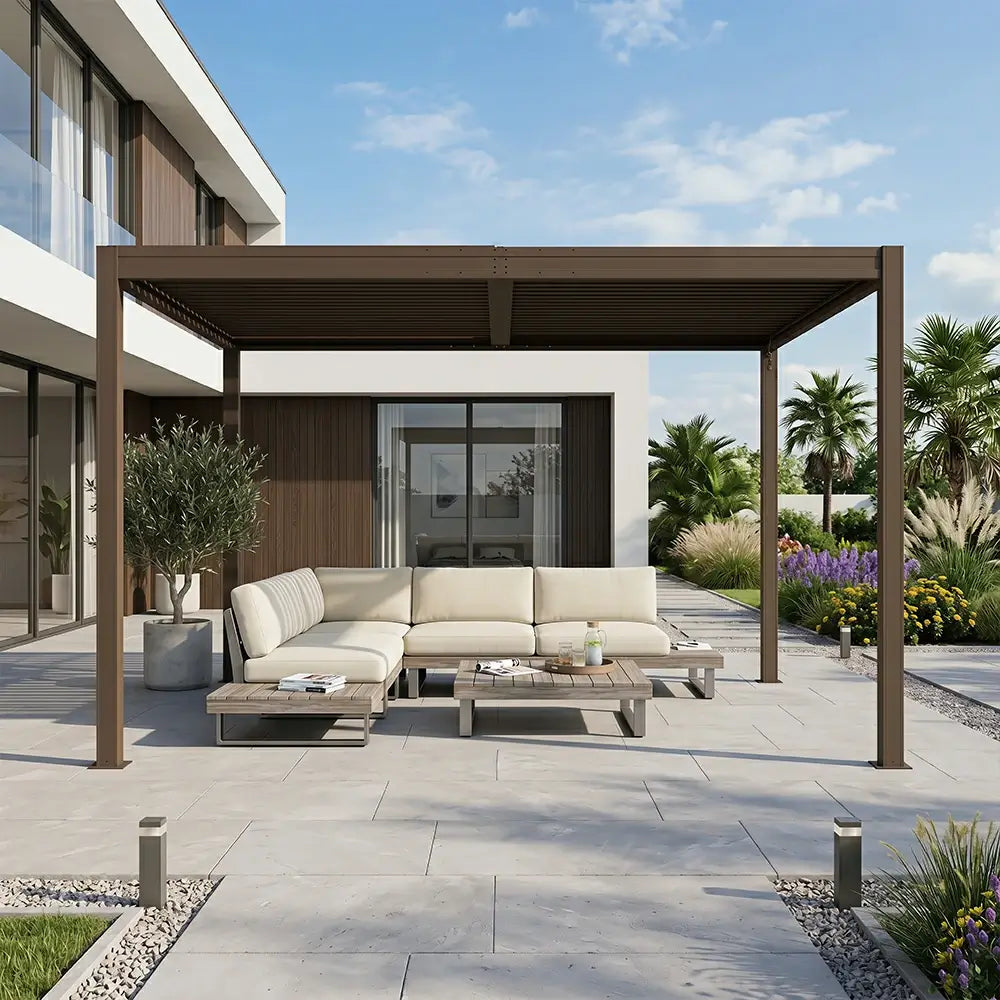 Metal Louvered Pergola