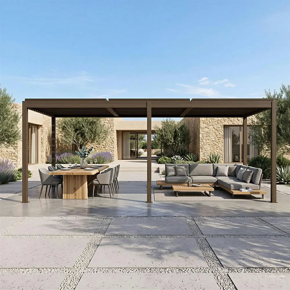 Metal Louvered Pergola