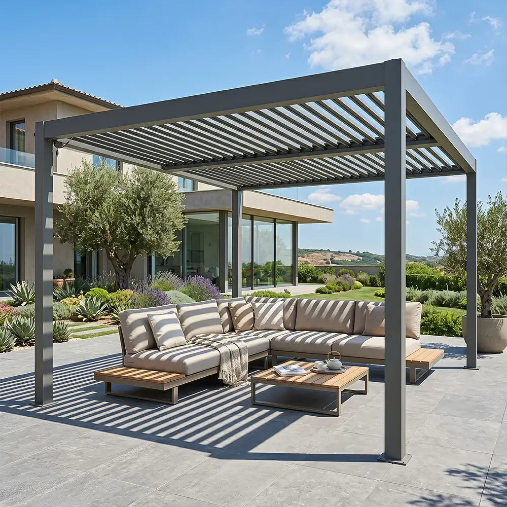 Metal Louvered Pergola