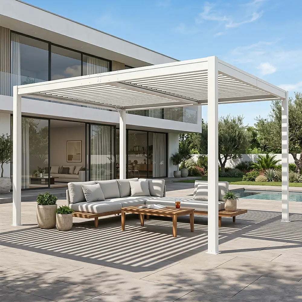 Metal Louvered Pergola