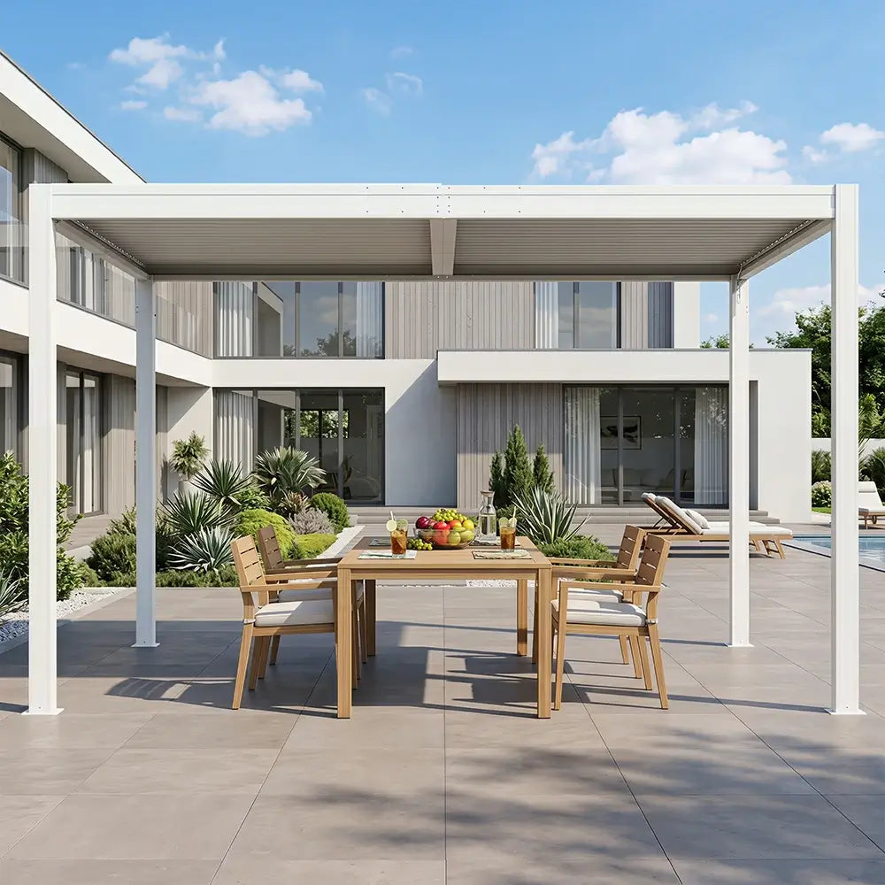 Metal Louvered Pergola