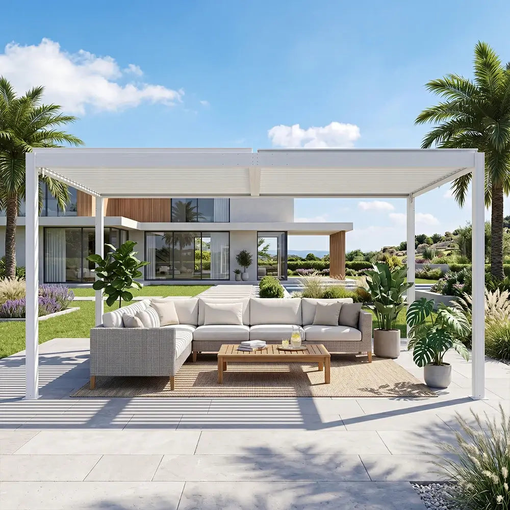 Metal Louvered Pergola