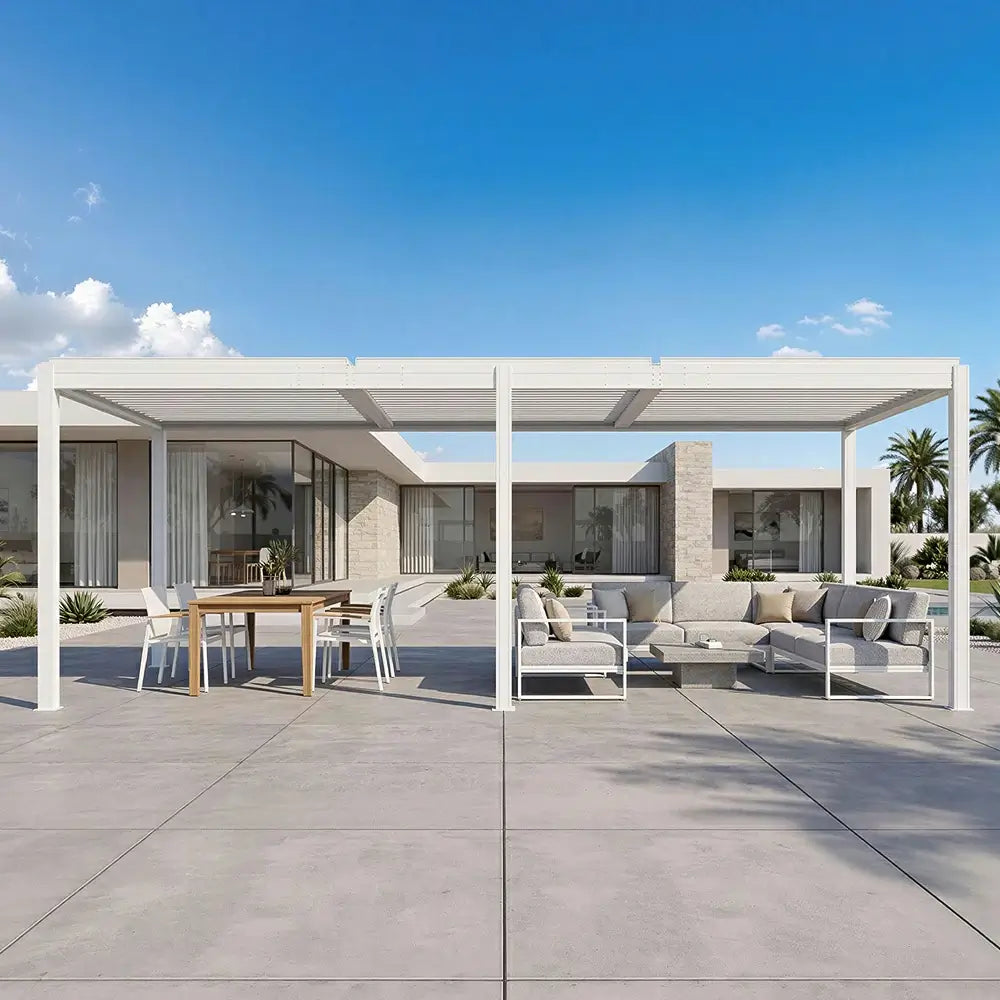 Metal Louvered Pergola