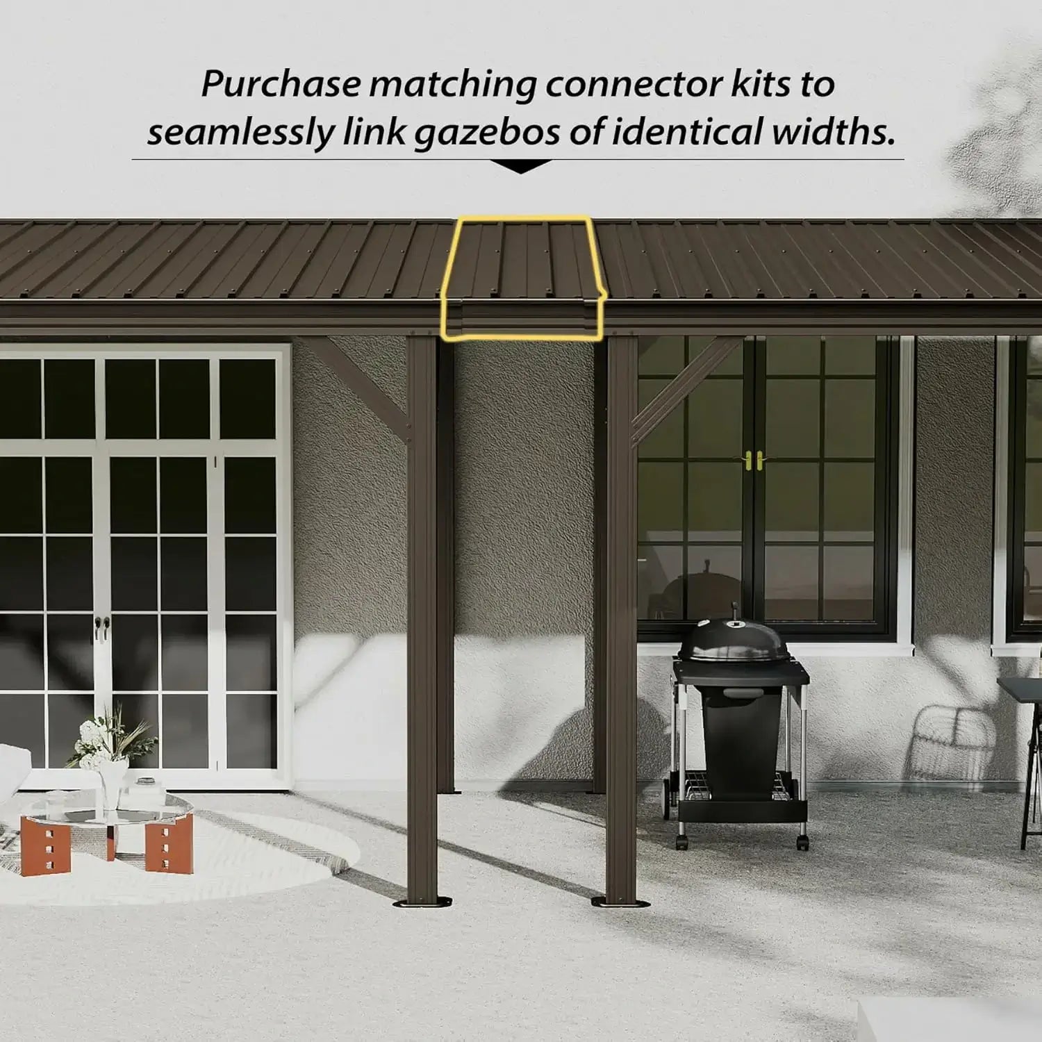 Domi wall mounted gazebo#size_8'x10'